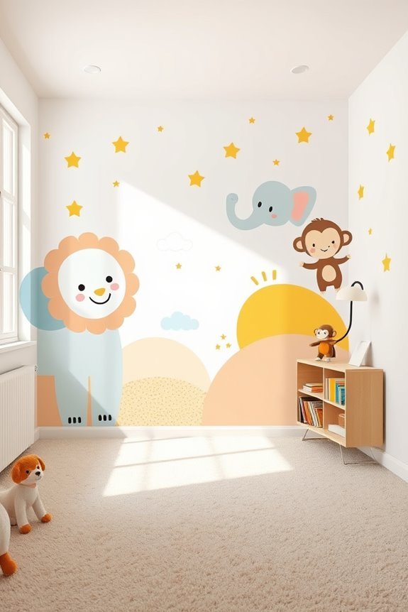 cartoon character room designs