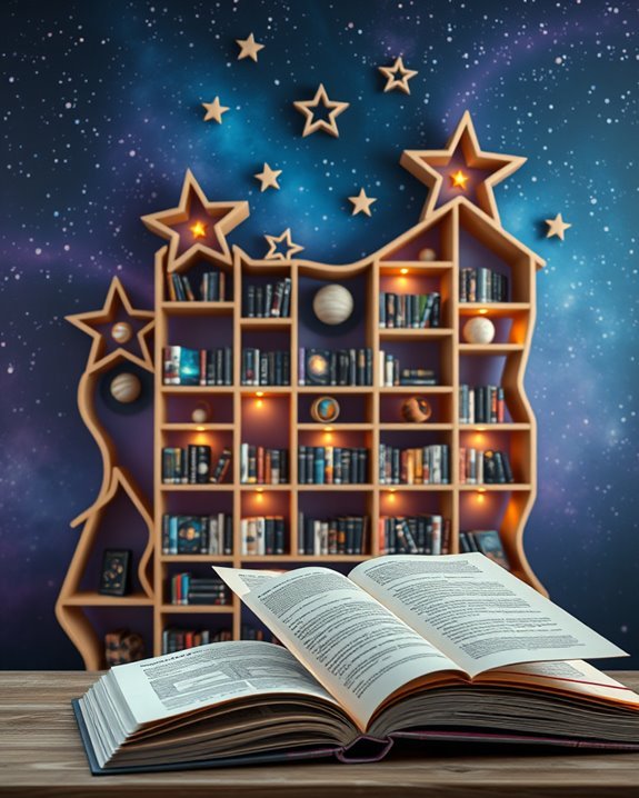celestial themed reading retreat