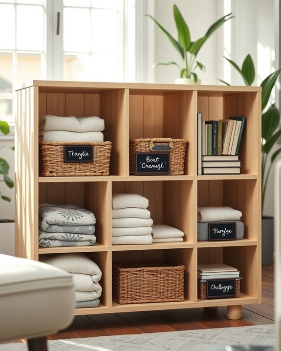 chalkboard labels for organization