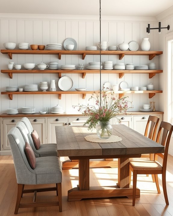 charming dishware display techniques
