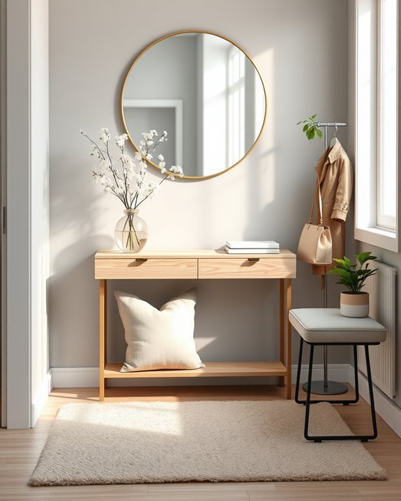 charming organized entryway decor