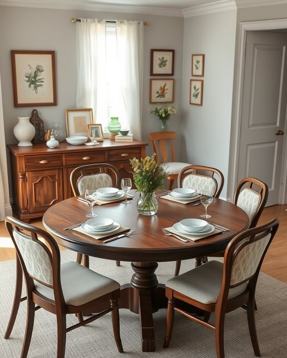 charming vintage dining pieces