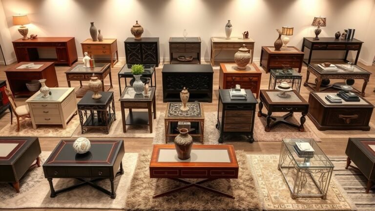 chic bedroom table designs