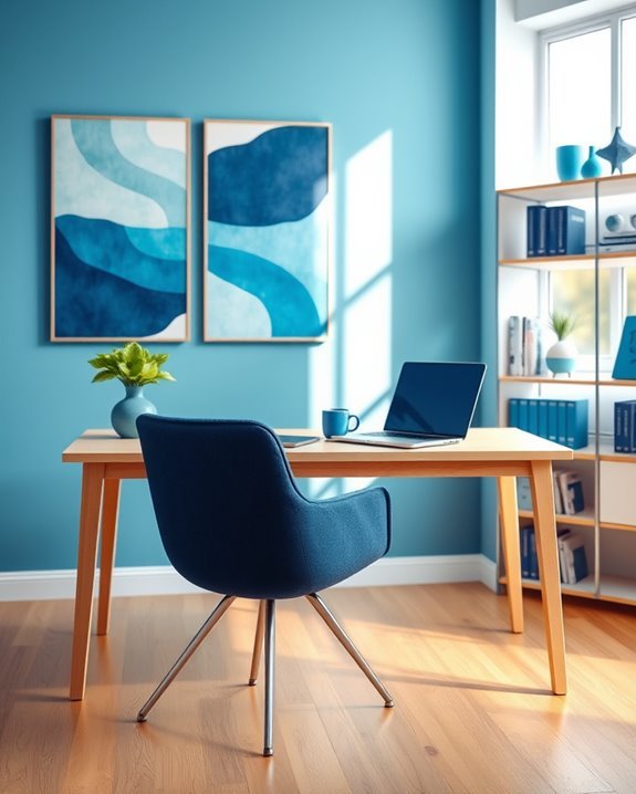 choosing the perfect blue