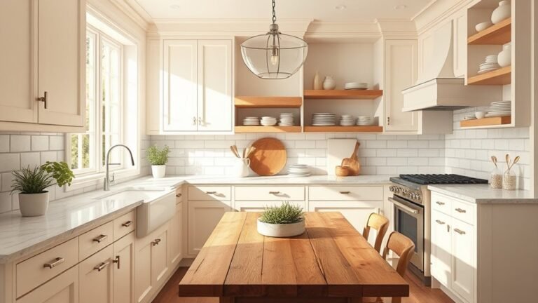 classic cream and white kitchens