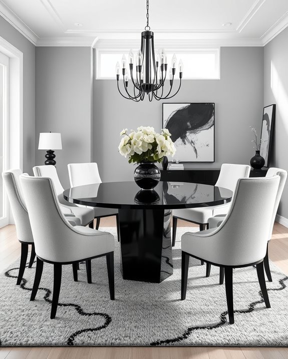 classic elegant dining design