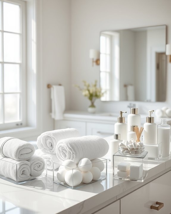 clear containers enhance organization