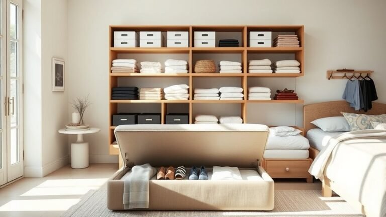clutter free bedroom storage solutions