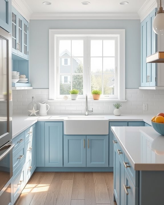 coastal beach inspired kitchen decor