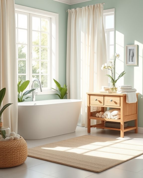 coastal charm with fabrics