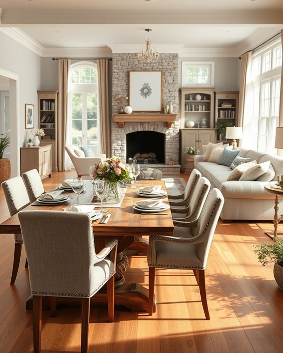 cohesive cottage style decor