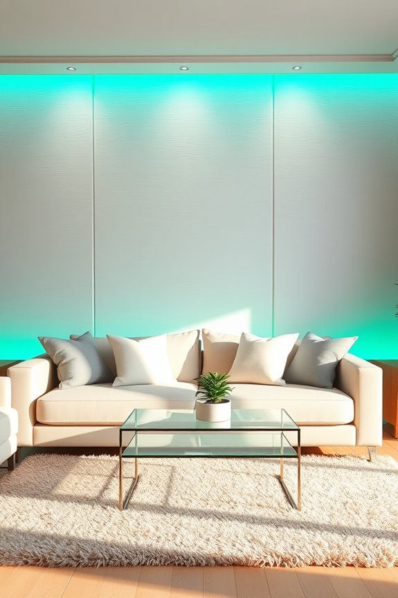 color changing led wall decor