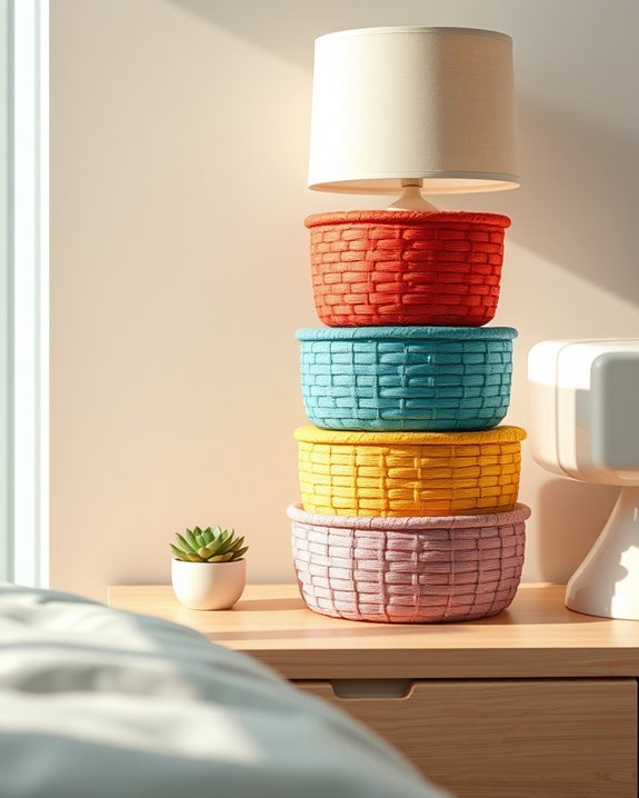 colorful and practical organization