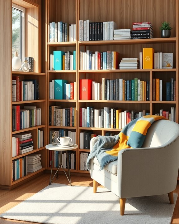 colorful bookends for organization