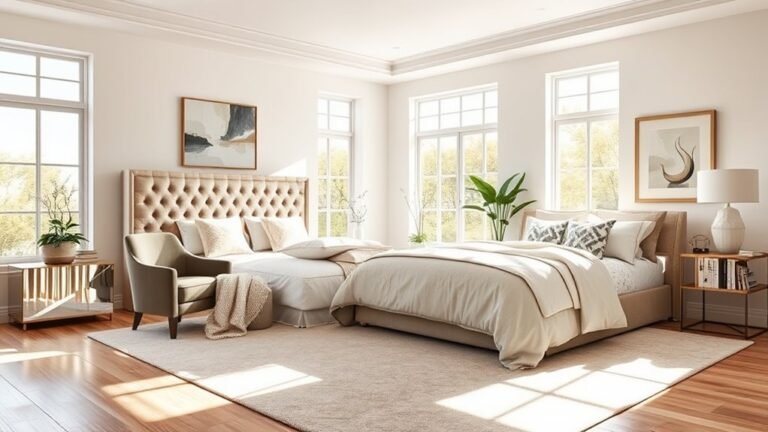 comfortable and stylish bedrooms