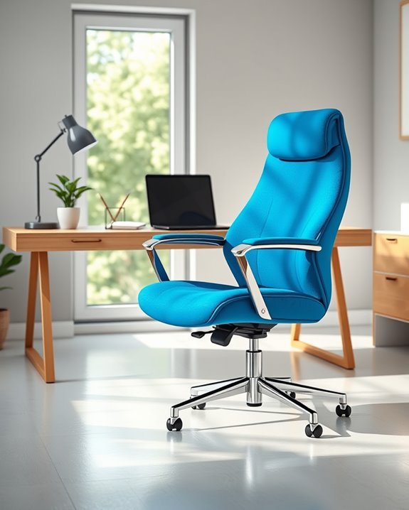 comfortable and stylish workspace