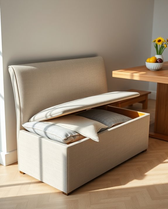 comfortable storage seating solution