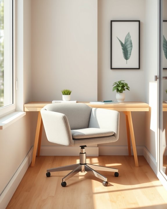 compact ergonomic office chair
