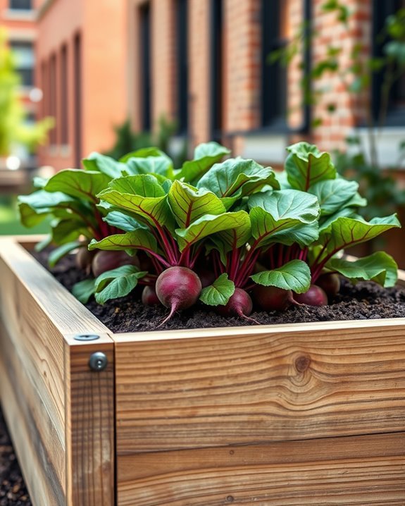 container gardening with beets