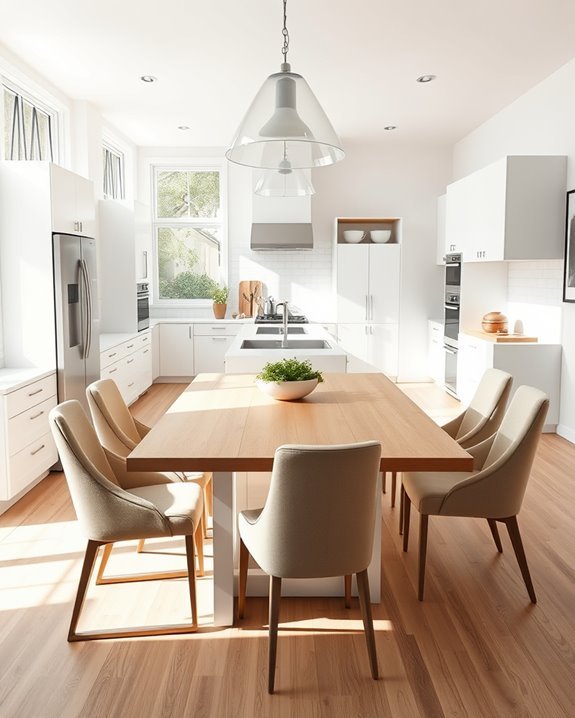 contemporary dining area design