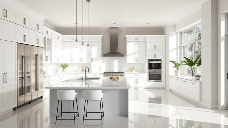 contemporary white kitchen designs