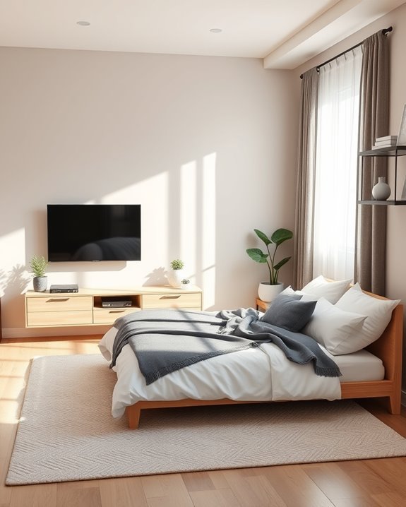 corner tv space saving solution