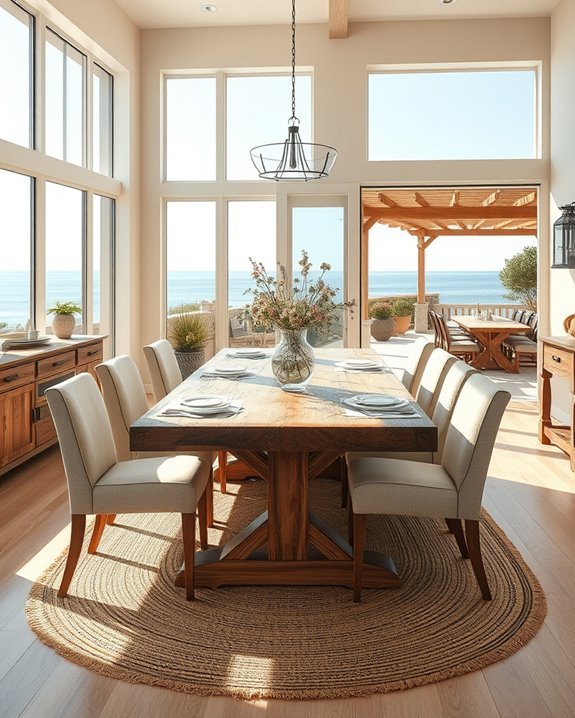 cozy al fresco dining
