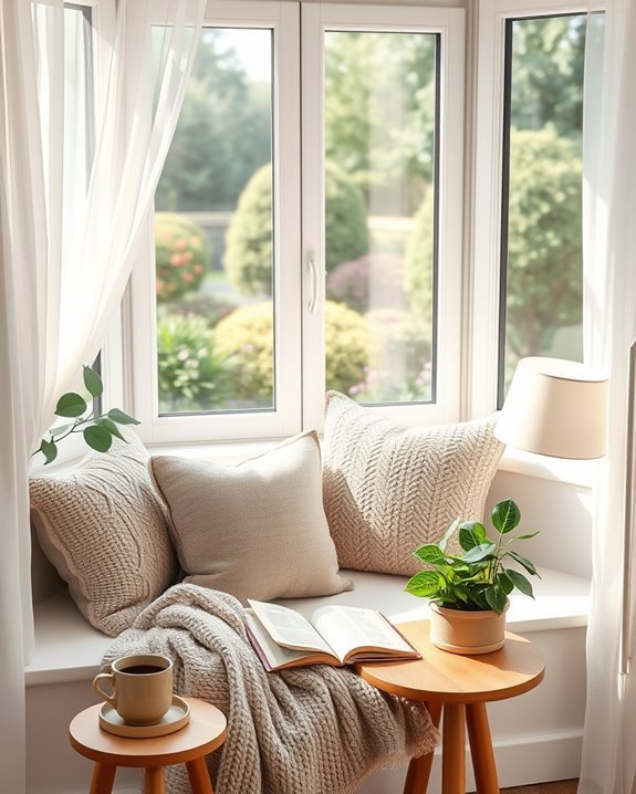 cozy bay window retreat