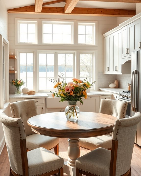 cozy breakfast nook design