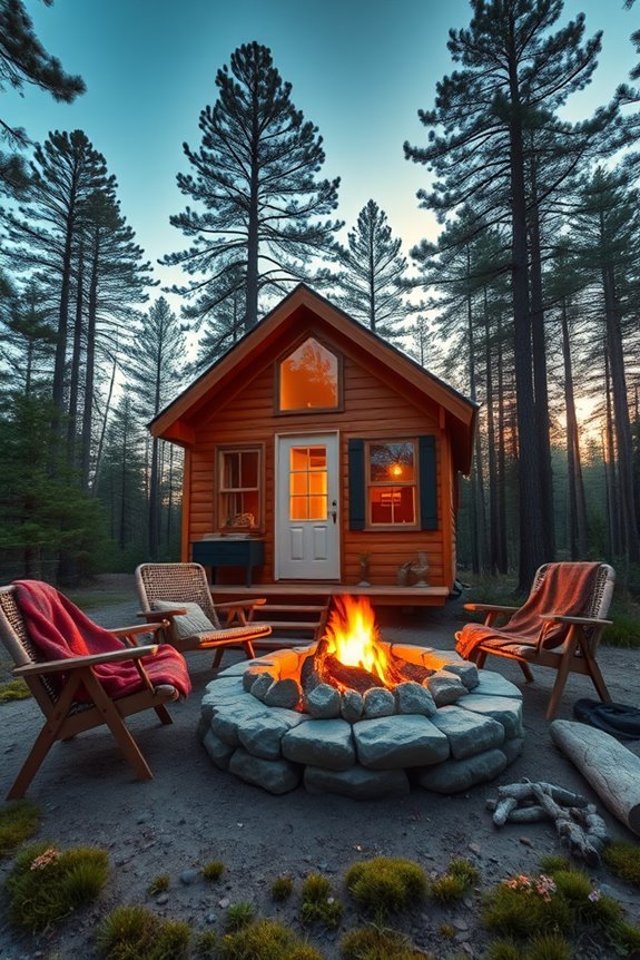 cozy campfire gatherings outdoors