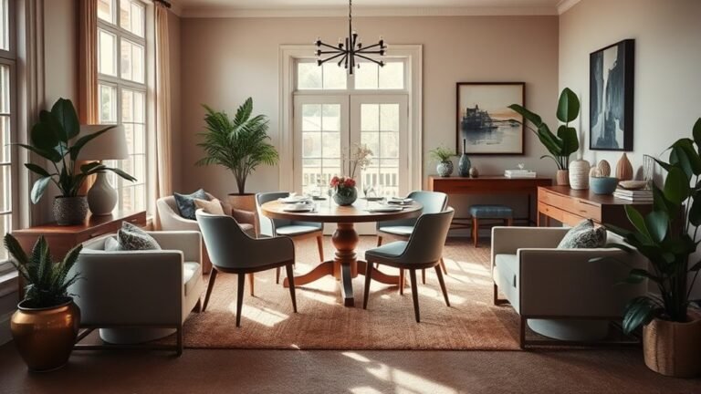 cozy carpeted dining rooms