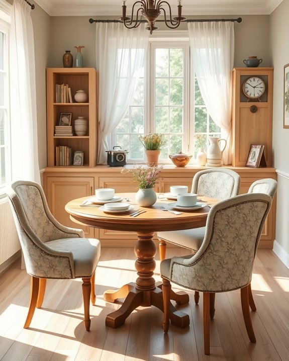 cozy cottage breakfast nook