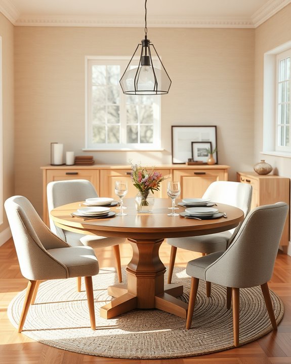 cozy dining room arrangements