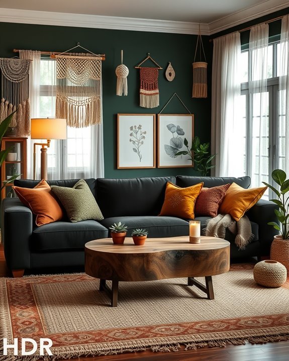 cozy earthy color palette