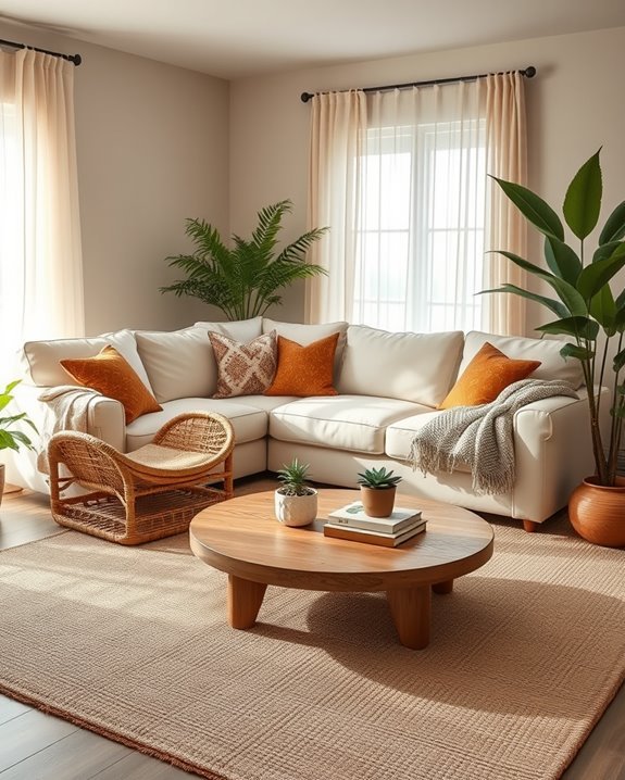 cozy eclectic seating options