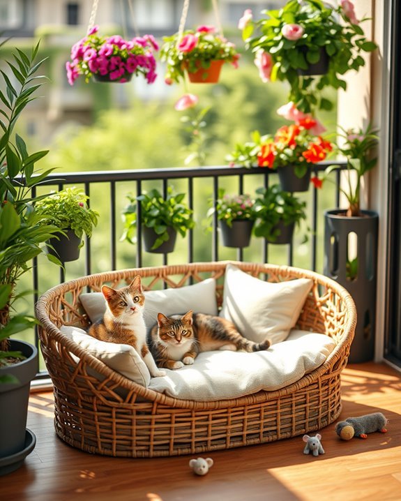 cozy elevated outdoor comfort