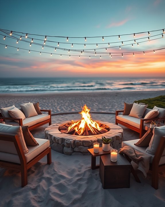 cozy evenings by fire