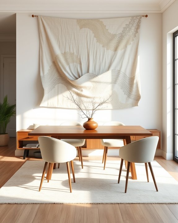 cozy fabric wall hangings