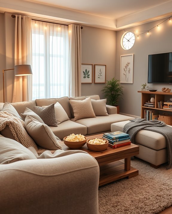 cozy family movie night