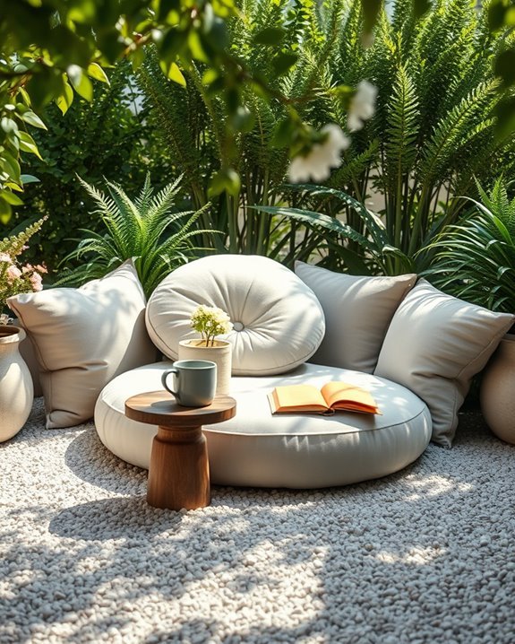 cozy gravel nook design