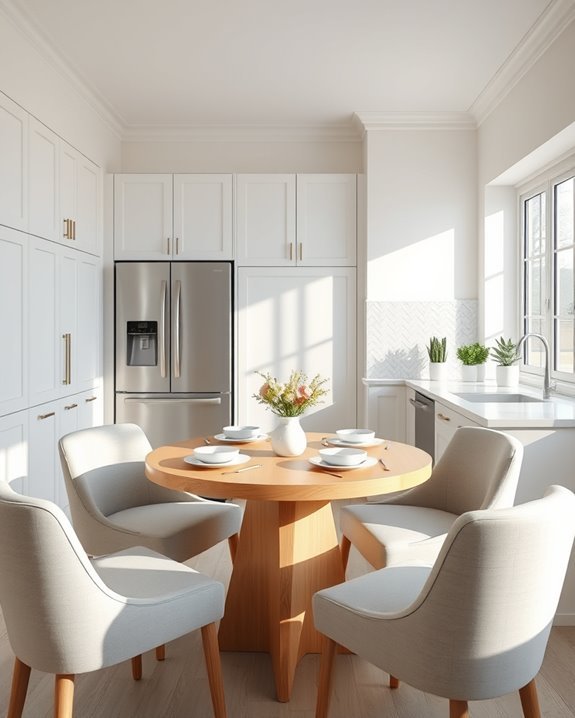 cozy kitchen breakfast nook