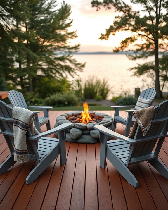 cozy outdoor fire gatherings