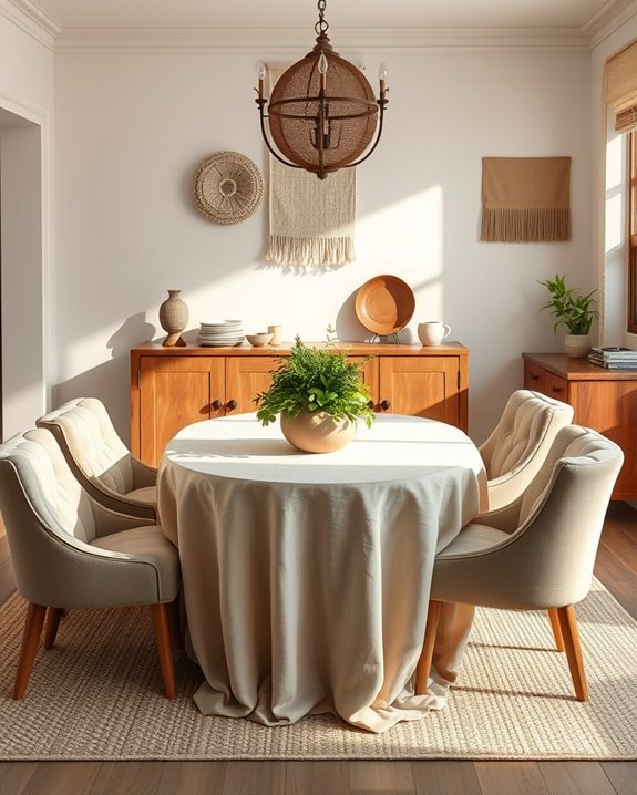 cozy plush textiles enhance ambiance