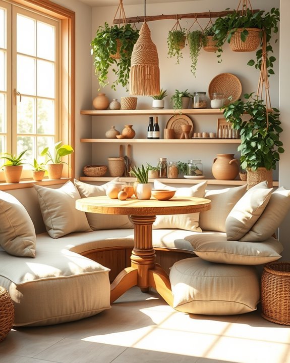 cozy reading nook creation