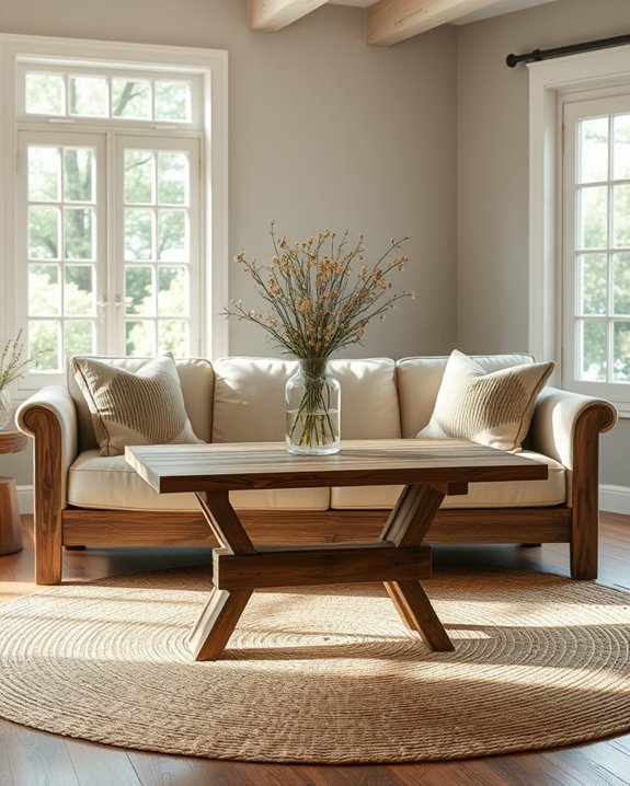cozy rustic farmhouse sofas