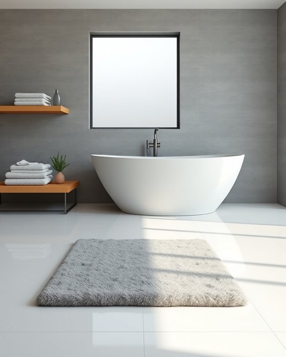 cozy soft grey textiles