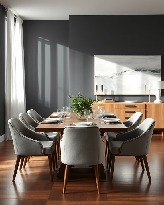 cozy sophisticated dining retreat