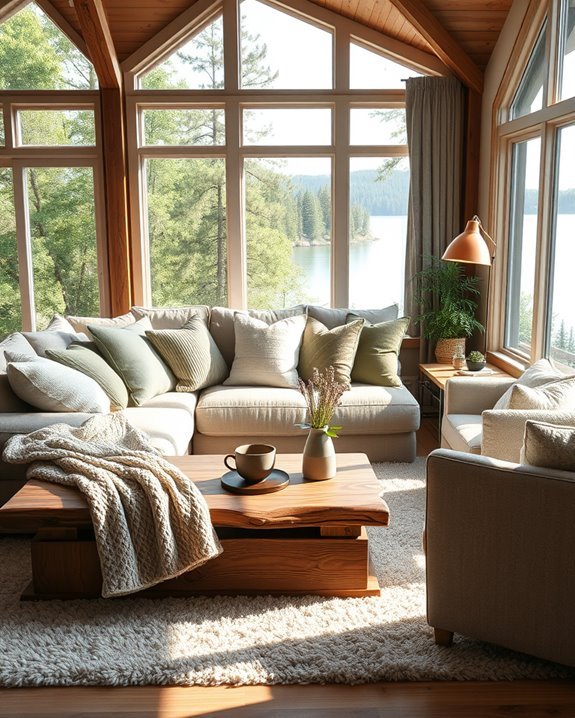 cozy textiles for relaxation