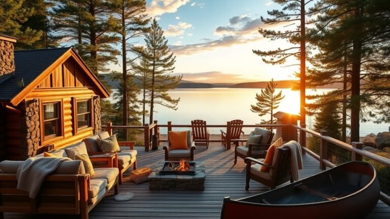 cozy tranquil lake house ideas