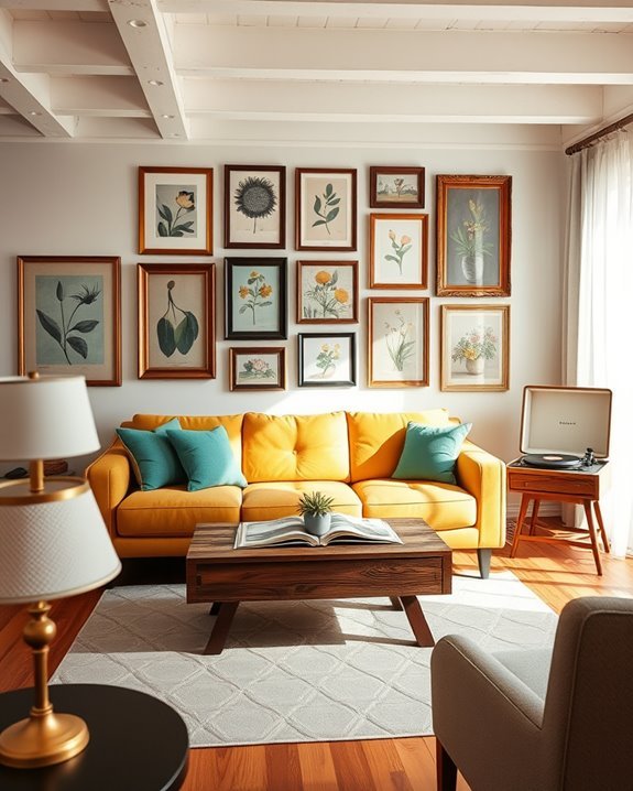 cozy vintage living room decor